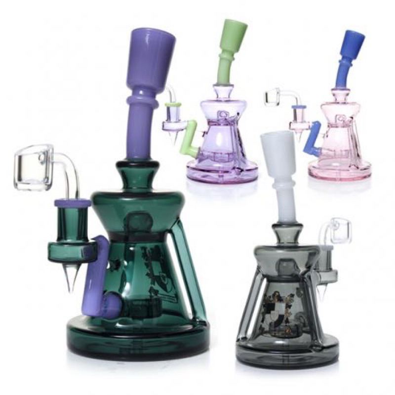 Phoenix Star Recycler Dab Rig with Showerhead Perc l 21 cm