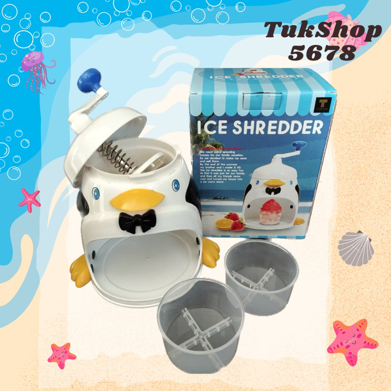 เครื่องทำน้ำแข็งใส บิงซูค่าส่งถูก ลายเพนกวิน TukShop5678