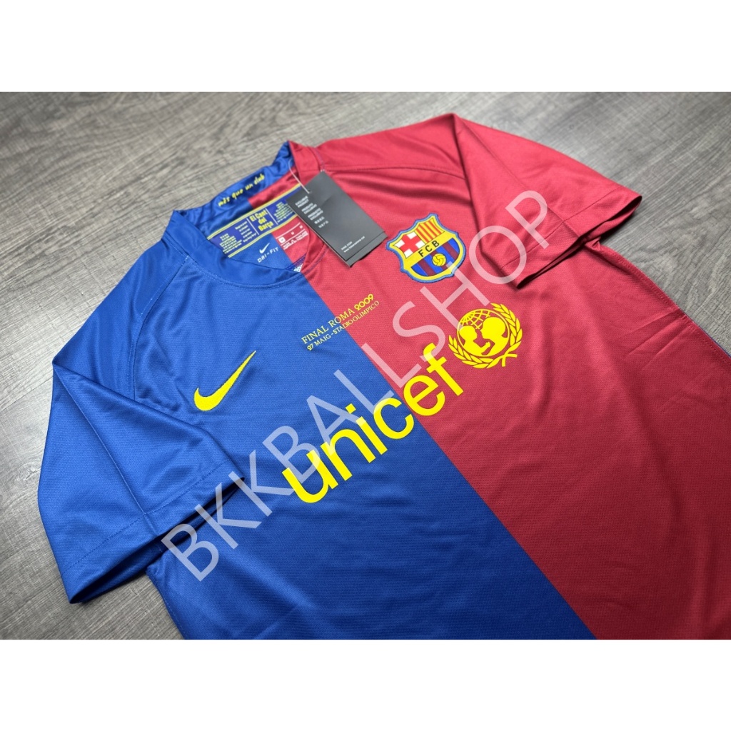 [Retro] - เสื้อฟุตบอล ย้อนยุค Barcelona Home บาร์เซโลน่า เหย้า 2008/09