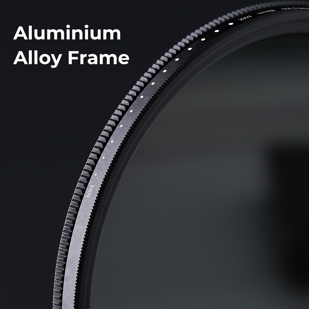 K&F ND2-ND400 Filter ฟิวเตอร์ลดปริมาณแสงชนิดปรับหมุนได้ Variable Fader Neutral Density ND Filter B Series ประกันศูนย์ไทย