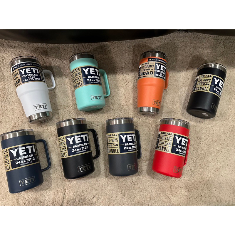 YETI แก้วเก็บความเย็น รุ่น RAMBLER 24 OZ (700 ML) Travel Mug