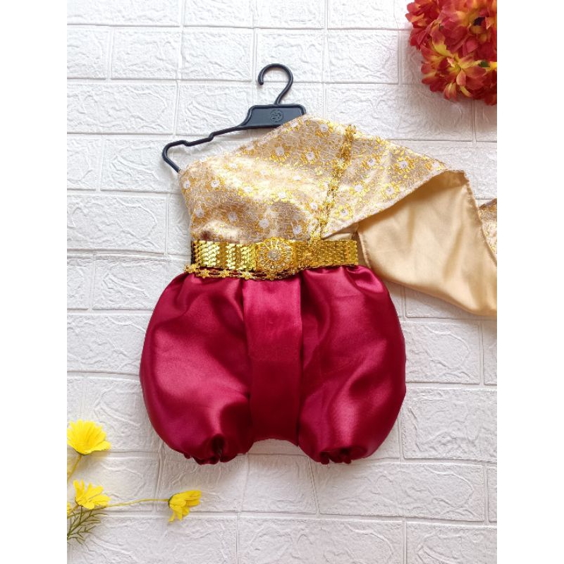 ชุดไทย ชุดไทยเด็ก  ชุดสไบเด็ก สวยตรงปก