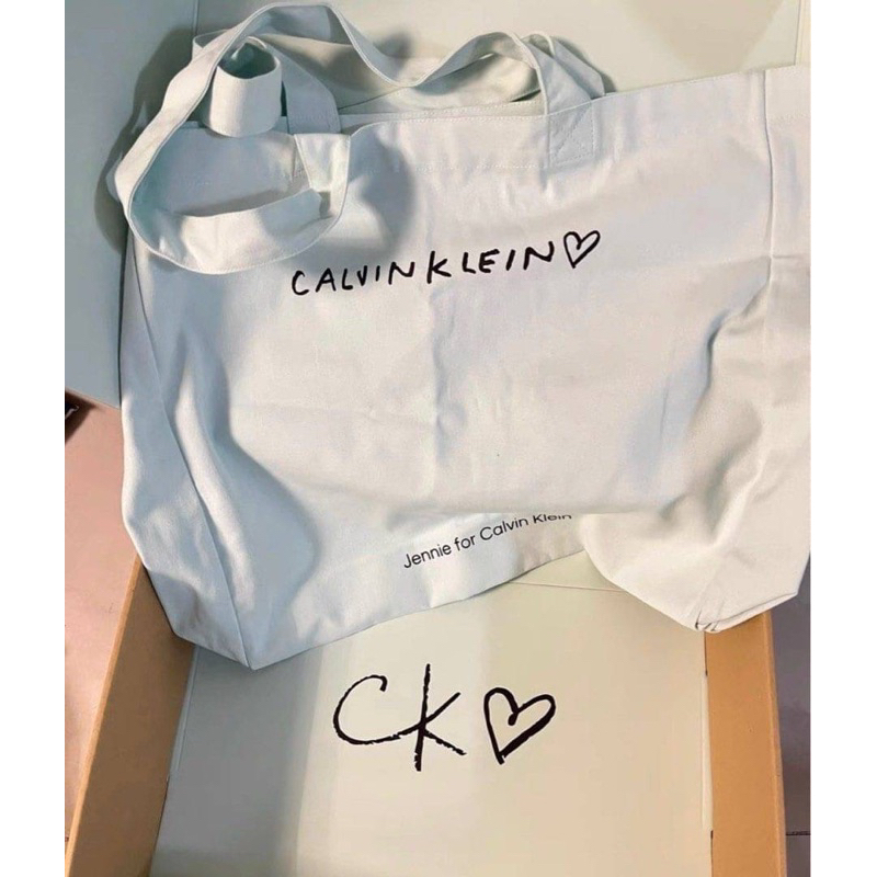 jennie for calvin klein tote bag