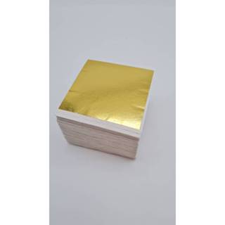 แผ่นทองวิทยาศาสตร์ขนาด 8x8เซนติเมตร แผ่นเปลวสีวิทยาศาสตร์ สำ…