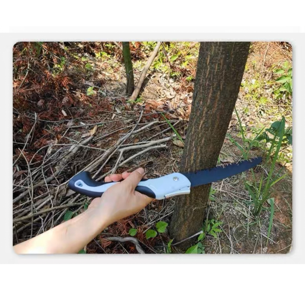 เลื่อยพับได้ เลื่อยหางหนู มีระบบเซฟตี้ ไม่เป็นสนิม ใช้ได้กลางแจ้ง - รูปที่ 3