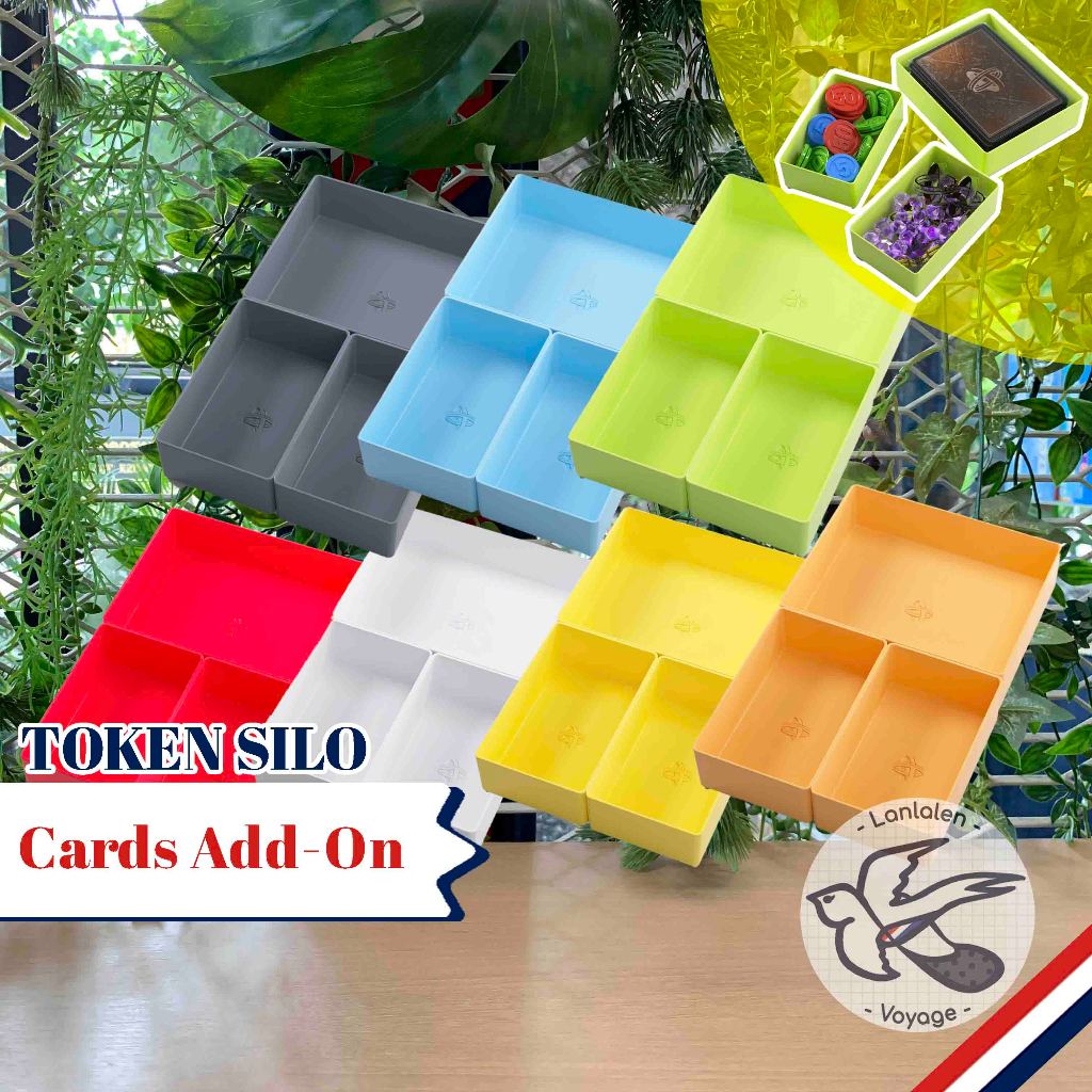 GAMEGENIC TOKEN SILO - Card Add-On for TOKEN SILO CONVERTIBLE [Accessories for Boardgame]