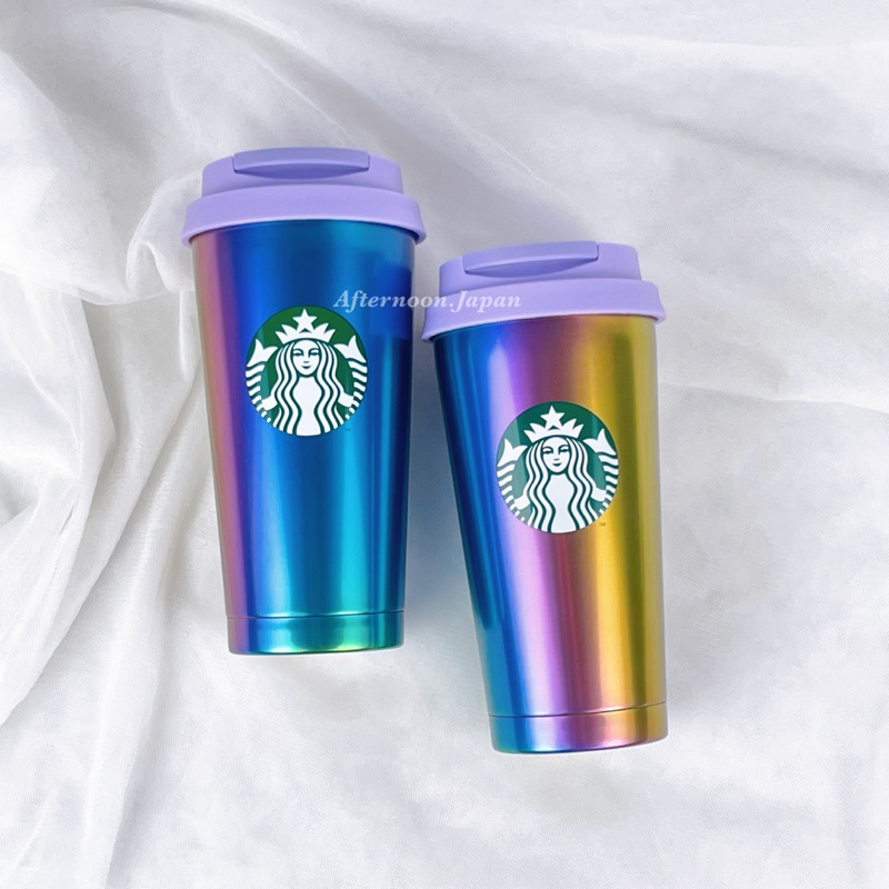 🌈 [ พร้อมส่ง ] แก้วสแตนเลส Rainbow Christmas  Collection  / Starbucks แท้💯‼️
