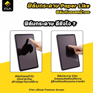 iFilm ฟิล์มกระดาษ Paperlike สำหรับ Samsung Tablet S11 Ultra S10Ultra S10 FE S9 FE S8 S7 + S6 A11 A9 Plus ฟิล์มซัมซุง