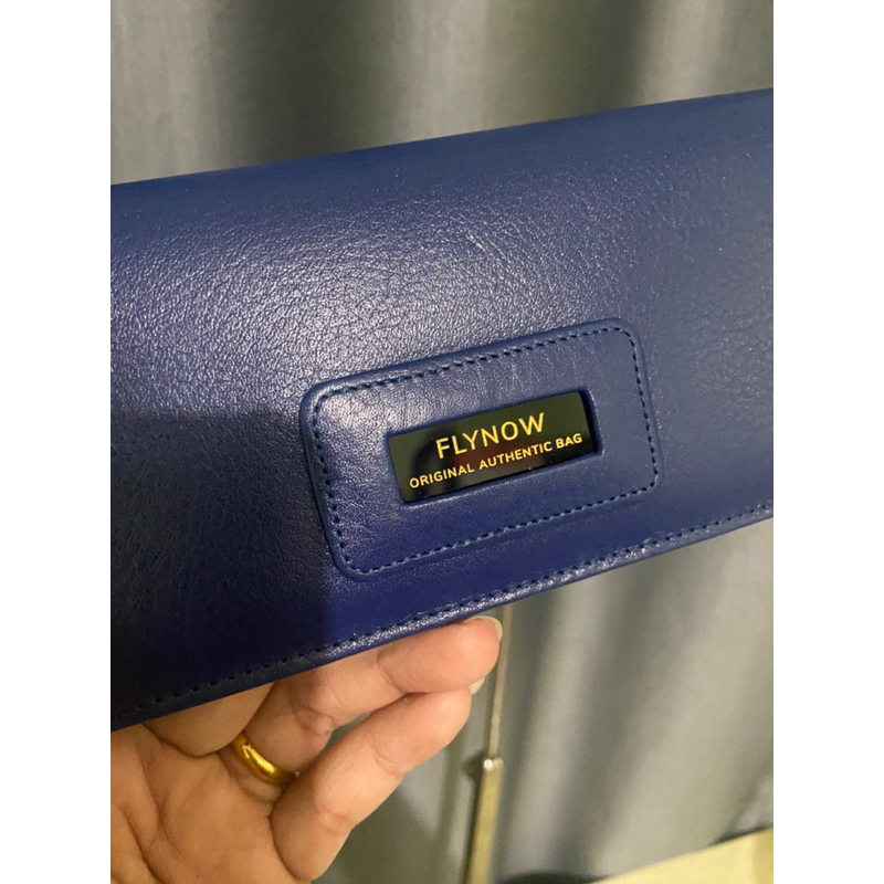 กระเป๋าสตางค์ flynow หนังแท้