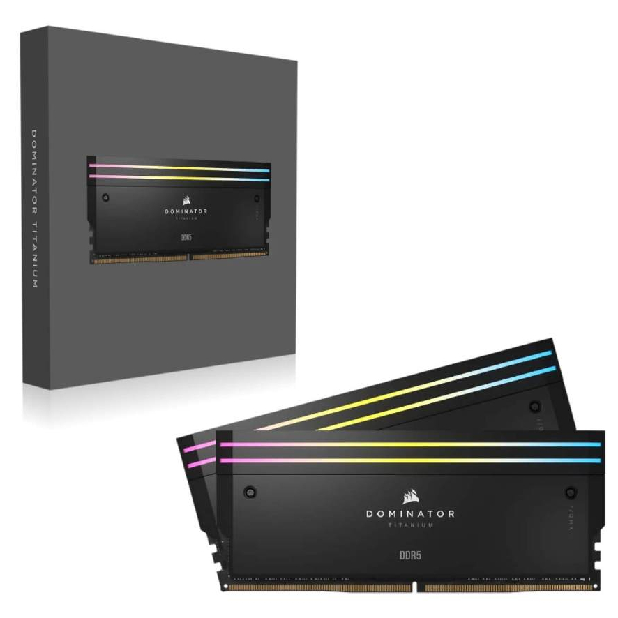 CORSAIR DOMINATOR TITANIUM DDR5 64GB (32x2) 6400MHz BLACK