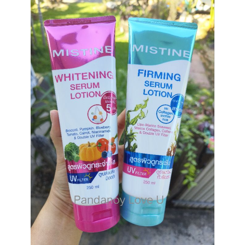 MISTINE WHITENING SERUM LOTION & MISTINE FIRMING SERUM LOTION มิสทิน เซรั่มโลชั่น 2สูตร