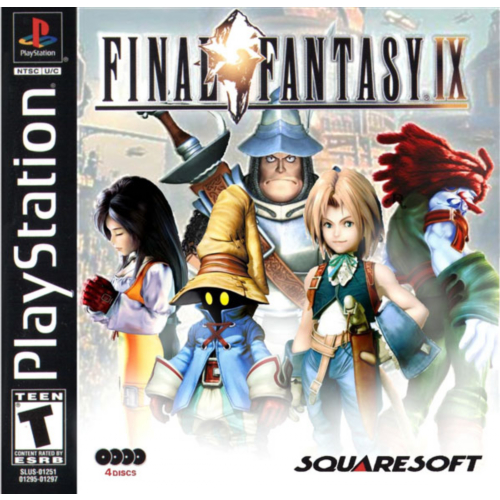 PS1 : Final Fantasy IX (USA) (4 Disc)