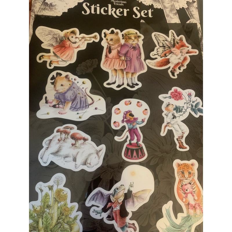 STICKER SET Yindee’s Mysterious  Friend