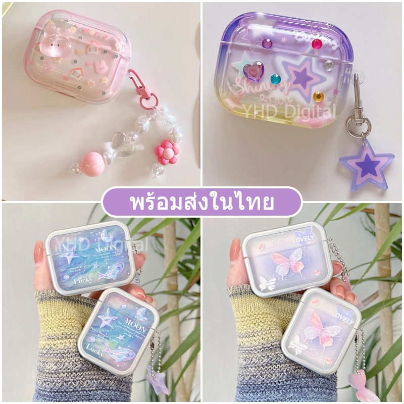 พร้อมส่งในไทย เคส airpods 3 case การ์ตูน การป้องกันการตก หรูหรา airpods 2021 Airpods gen1 Pro 2 soft case
