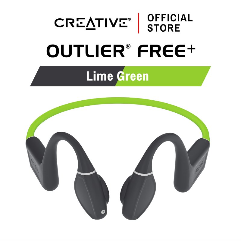 CREATIVE หูฟัง Outlier Free+ (GREEN) หูฟัง Bone Conduction หูฟังบลูทูธไร้สาย กันน้ำ IPX5
