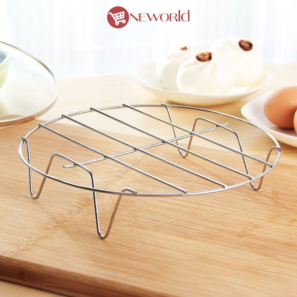 Oneworldshop ขาตะแกรงสแตนเลส  ขาตั้งสแตนเลส ที่รองหม้อ ที่รองกันความร้อน ที่รองหม้อข้าว(สแตนเลส) KN-E011