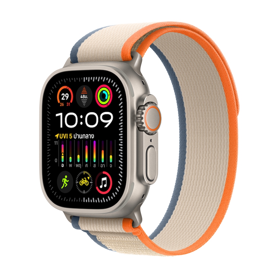 Apple Watch Ultra 2 GPS + Cellular, 49mm Titanium Case with Trail Loop ; iStudio by UFicon