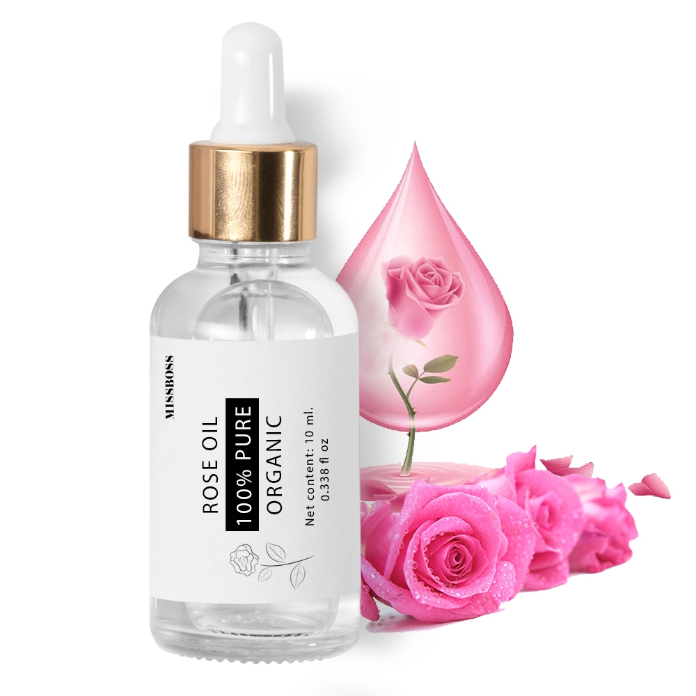 10ml น้ำมันกุหลาบเปอร์เซียบริสุทธิ์ เกรดอาหาร ออแกนิค เข้มข้นที่สุดด้วยสารสกัดกุหลาบธรรมชาติ Rose oil Persian