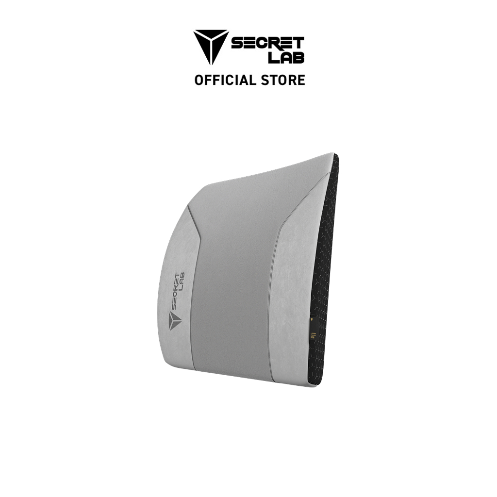 Secretlab Lumbar Pillow Pro—สีเงิน (Silver) หมอนรองหลังเมมโมรี่โฟม-คูลลิ่งเจล