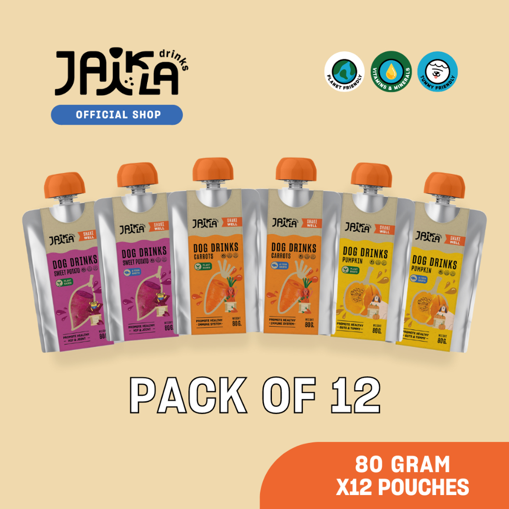 [12 Packs] JAIKLA Dog Drinks
