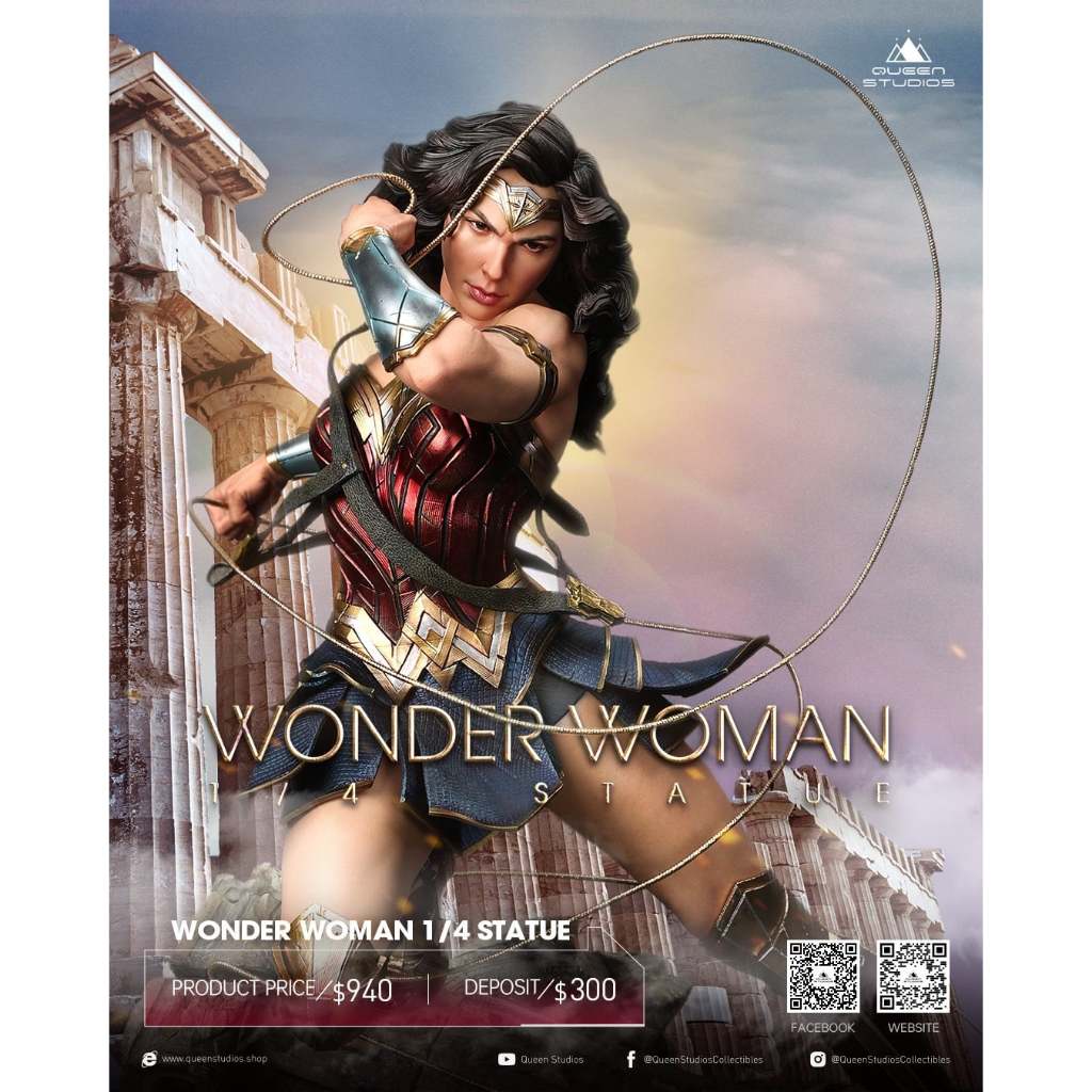 Queen Studios - Wonder Women 1/4 Scale Statue
