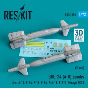 RS72-0290	GBU-24 (A-B) Bomb (2 pcs) (1/72)