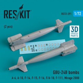 RS72-0291	GBU-24 (B) Bomb (2 pcs) (1/72)