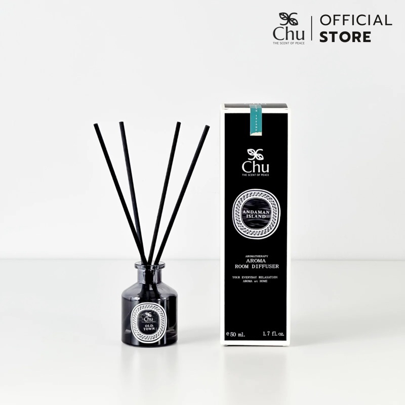 Chu Tea Mist Aroma Room Diffuser 50 ml. ก้านไม้หอมปรับอากาศ กลิ่น ที มิสต์
