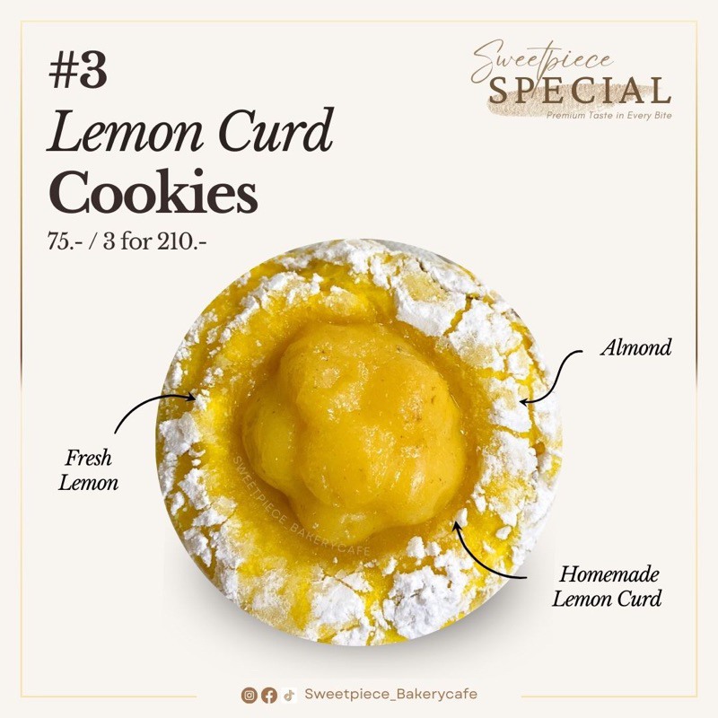(Special#3) Lemon Curd - คุกกี้เลม่อนเคิร์ด