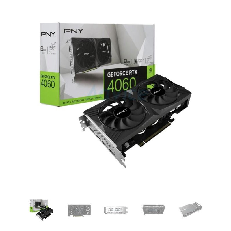 VGA PNY GEFORCE RTX 4060 VERTO DUAL FAN - 8GB GDDR6