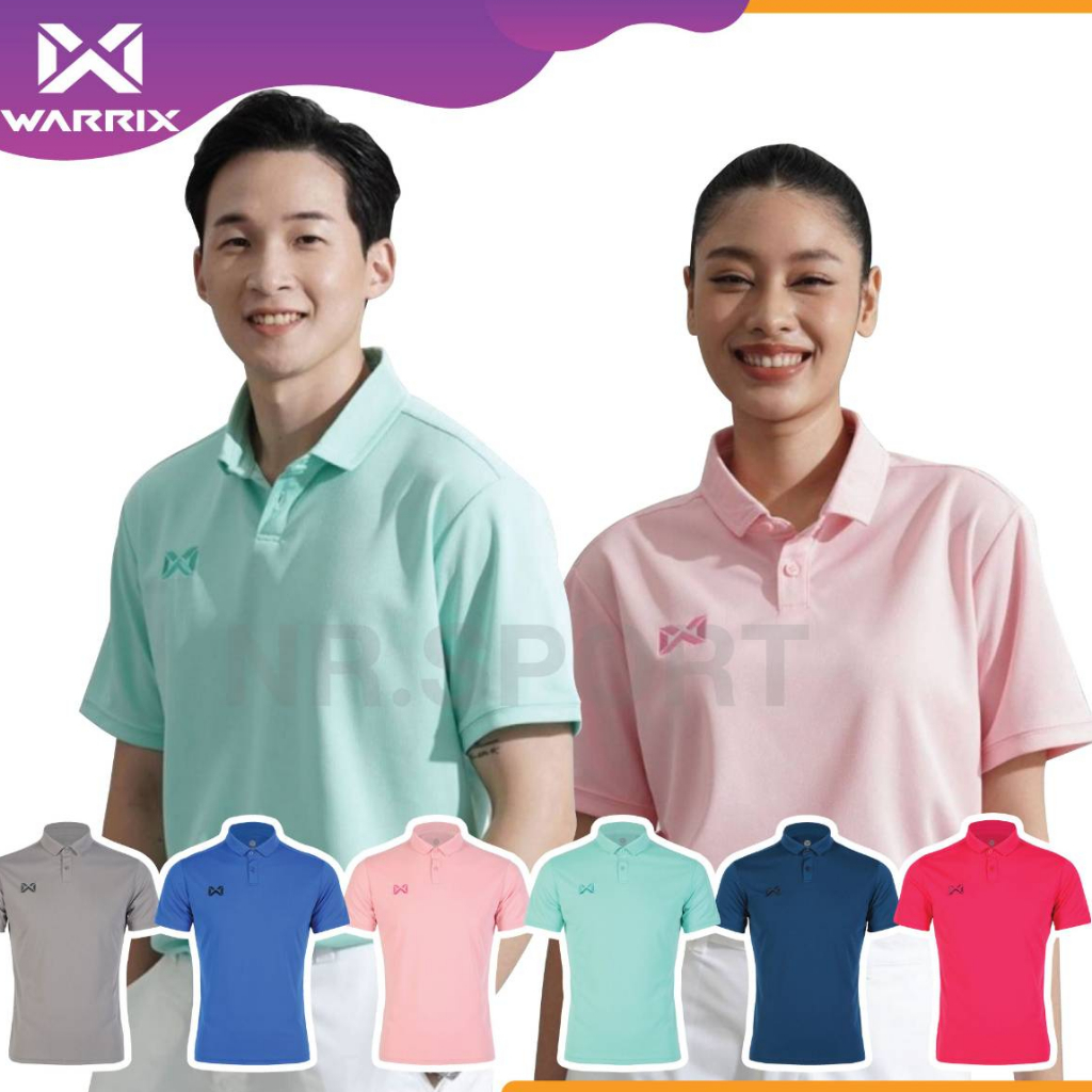 WARRIX เสื้อโปโล  232PLACL34 เสื้อกีฬาสวยๆ  ใส่ได้ทั้งชาย หญิง