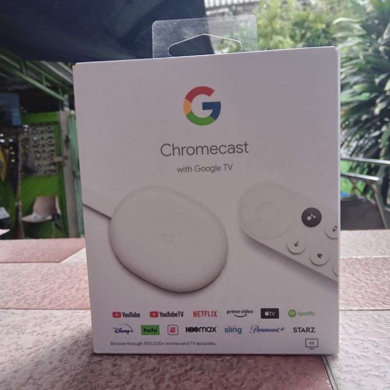 Chromecast with google tv 4k มือสองสภาพดี(ไม่มีค่าจัดส่ง)