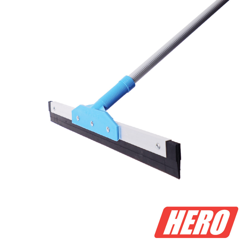 Hero ไม้รีดน้ำ ด้ามอลูมิเนียม กว้าง 18 นิ้ว เปลี่ยนหัวได้ คุณภาพสูง