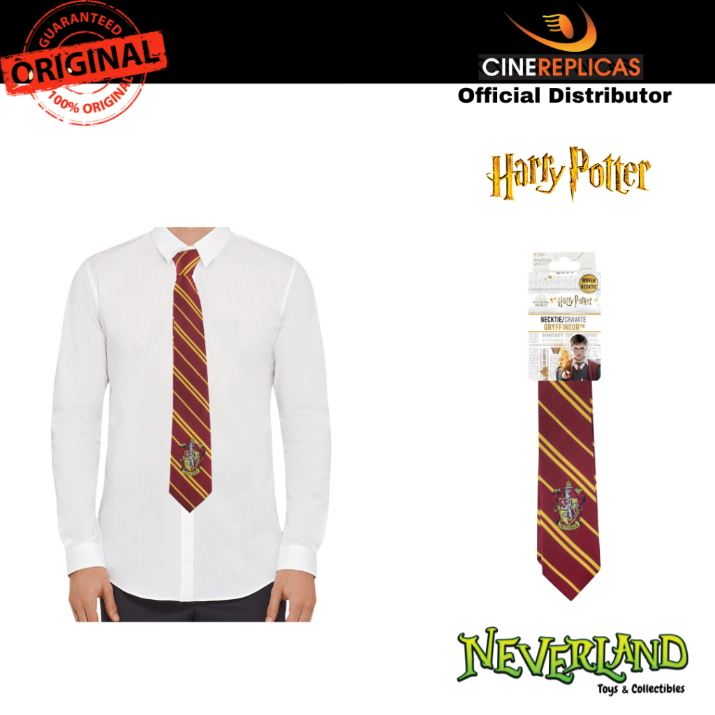 (Sold Out) (Cinereplicas) Harry Potter Gryffindor Logo Necktie Cinereplicas Wizarding World