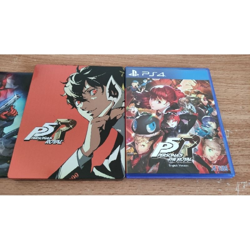 (มือสอง) PlayStaion 4 (PS4) Persona 5 Royal + กล่องเหล็ก Steelbook