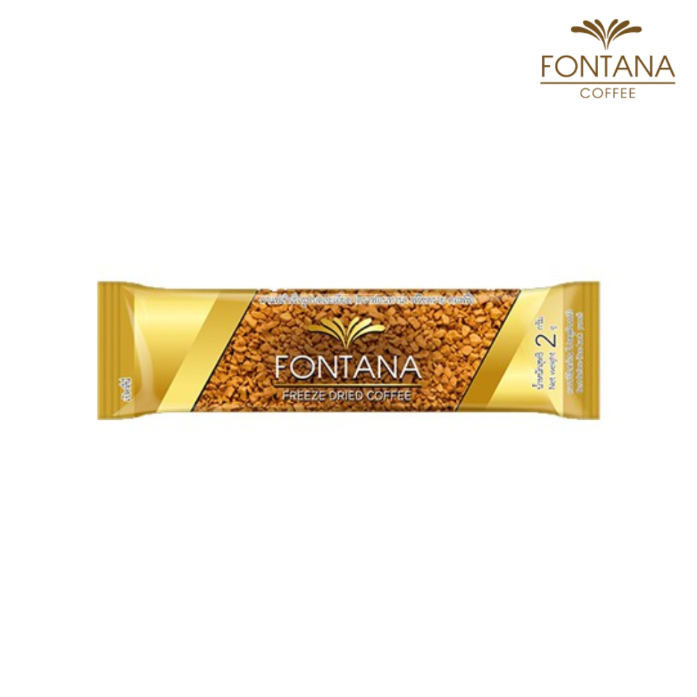 Fontana Prince Gold Freeze Dried Coffee 2g x 240 Sachets ฟอนทาน่า กาแฟสำเร็จรูป 2 กรัม 240 ซอง