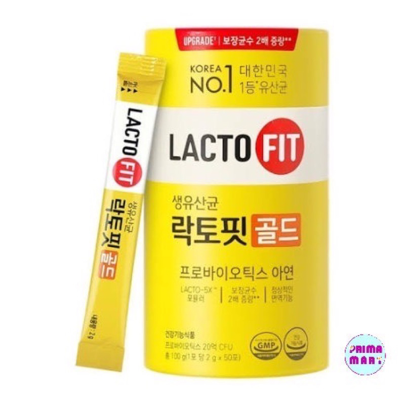 Lactofit GOLD No.1 -Formula Probiotic Detox Upgrade แลคโตฟิต โพรไบโอติก