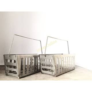 ตะกร้าใส่ถ่าน สำหรับเตาอบสแตนเลสไร้ควัน รุ่นชายเล็ก, รุ่นชาย…