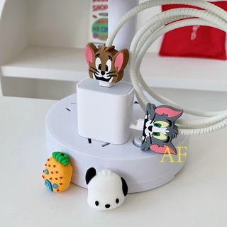 【ส่งจากไทย 150ลาย】Cable Bite ที่กันสายหัก ลายการ์ตูน cable protector สำหรับ สายชาร์จ สำหรับiP/Type-C