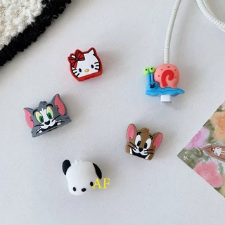 【ส่งจากไทย 150ลาย】Cable Bite ที่กันสายหัก ลายการ์ตูน cable protector สำหรับ สายชาร์จ สำหรับiP/Type-C