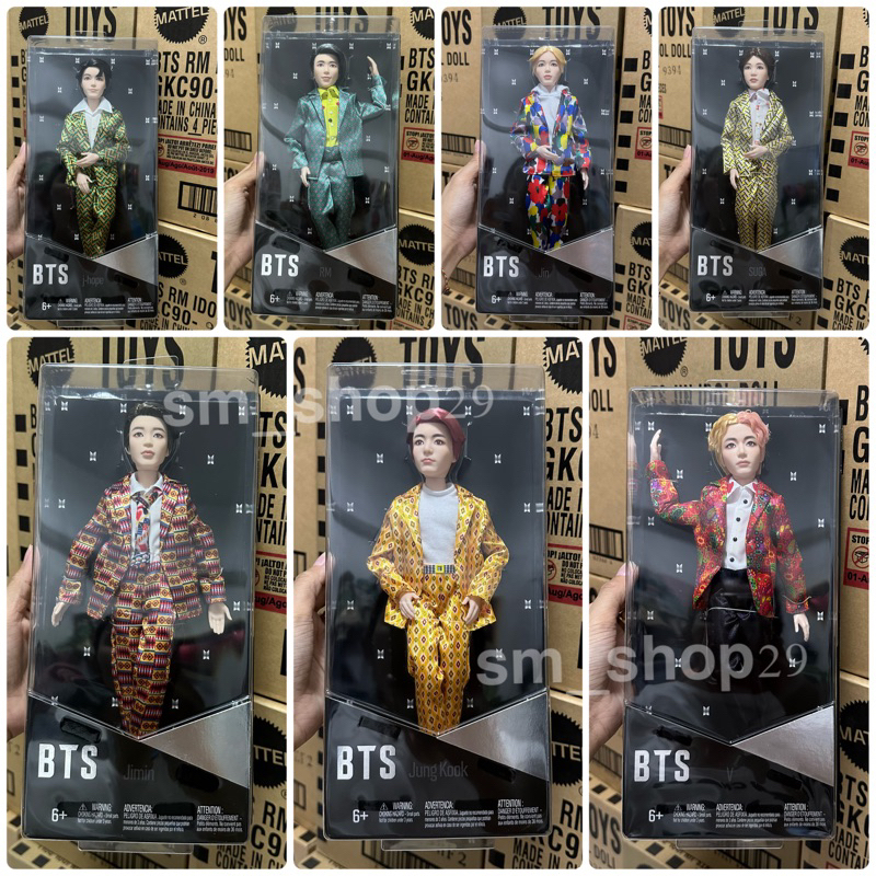 พร้อมส่ง 🔥 ตุ๊กตา BTS ครบวง 7กล่อง (กล่องไม่สวย)