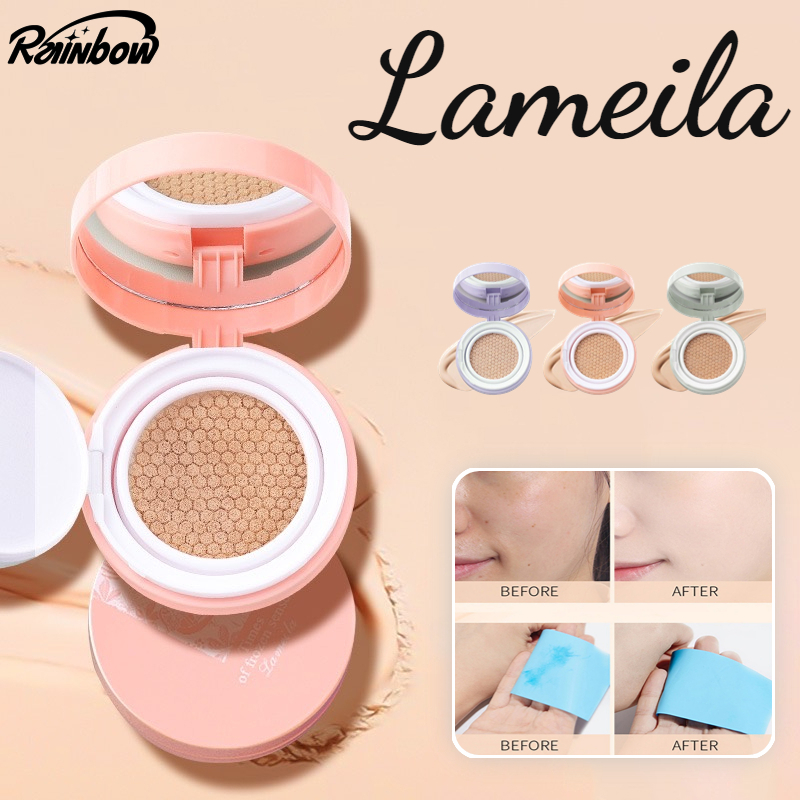 คุชชั่นคุมมัน LAMEILA รองพื้น CC คุชชั่น รองพื้นปกปิด บีบีครีม กันแดดกันน้ำกันเหงื่อ ปกปิดดีเยี่ย ผิวหน้าเรียบเนียน