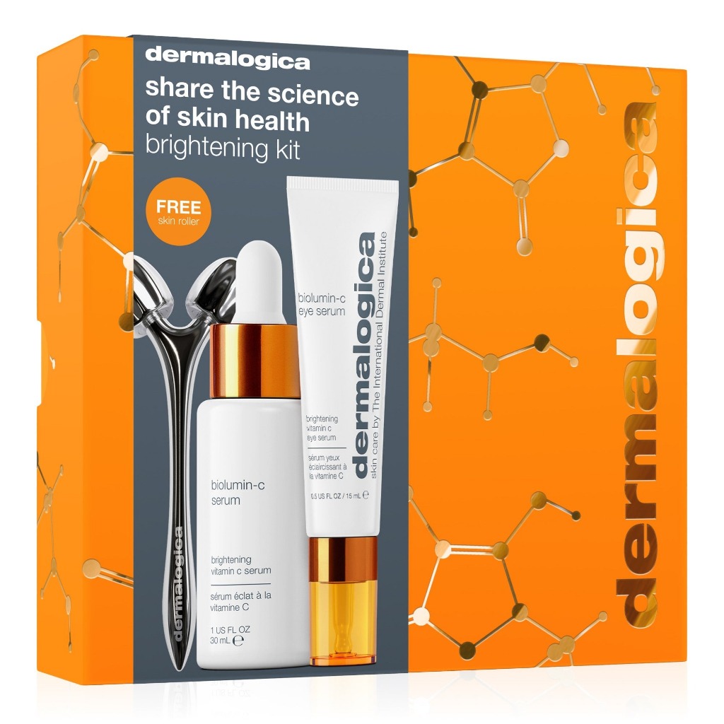 [EXP 12/26][Holiday 2023] Dermalogica brighter together kit (2 full-size + free skin roller)