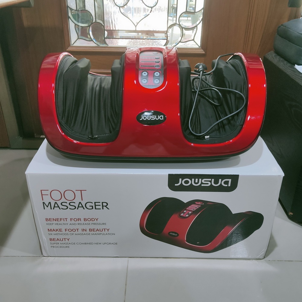 JOWSUA 🌟เครื่องนวดเท้า Foot massager NEW Model 2022 สีแดง
