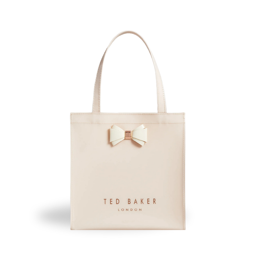 (พร้อมส่ง) ของแท้ 100% 🇬🇧 Ted Baker Aracon Plain Bow Small Icon Bag - Light Pink