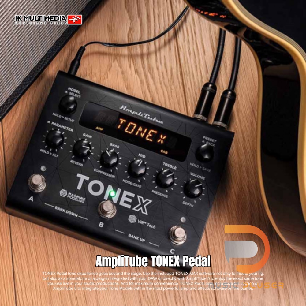 IK Multimedia AmpliTube TONEX Pedal สุดยอดมัลติเอฟเฟคของแบรนด์ IK Multimedia จากประเทศอิตาลี มาพร้อม