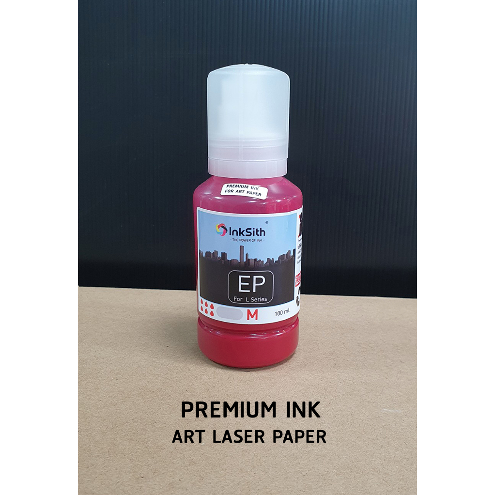 น้ำหมึกกันน้ำ แดง สำหรับพิมพ์ลงบนกระดาษอาร์ต ขนาด 100 ml.(L3210 , L3250 , L4260 , L5290 , L6270 , L6