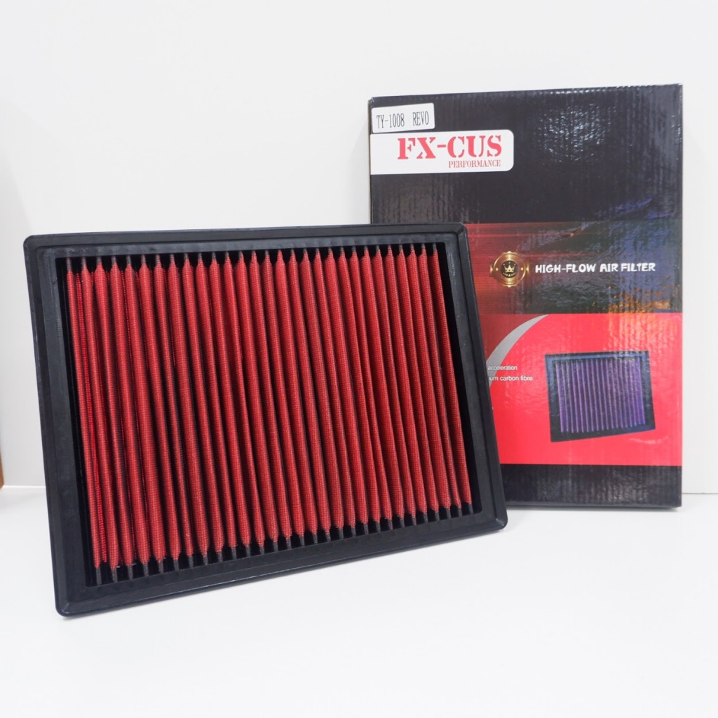 กรองแต่ง กรองอากาศแต่ง Toyota Revo//New Frotuner กรองผ้าแต่ง กรองใส่แทนของเดิม กรองอากาศรถยนต์ ถอดล้างได้ - รูปที่ 4