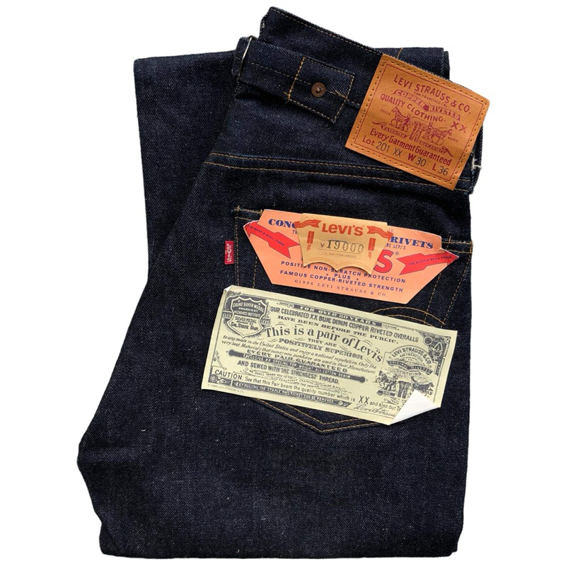 DEAD STOCK  LEVI’S 201 XX  BIG E LVC 1937