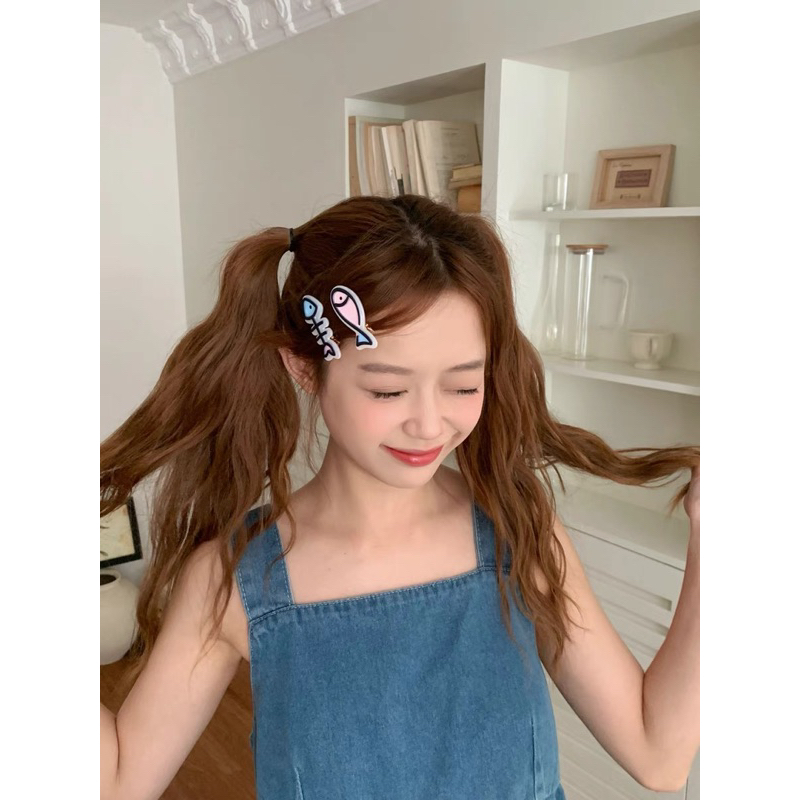 CHERISH (พร้อมส่ง) กิ๊บหนีบผม ติดผม รูปปลา Hair clips *สินค้าแถม